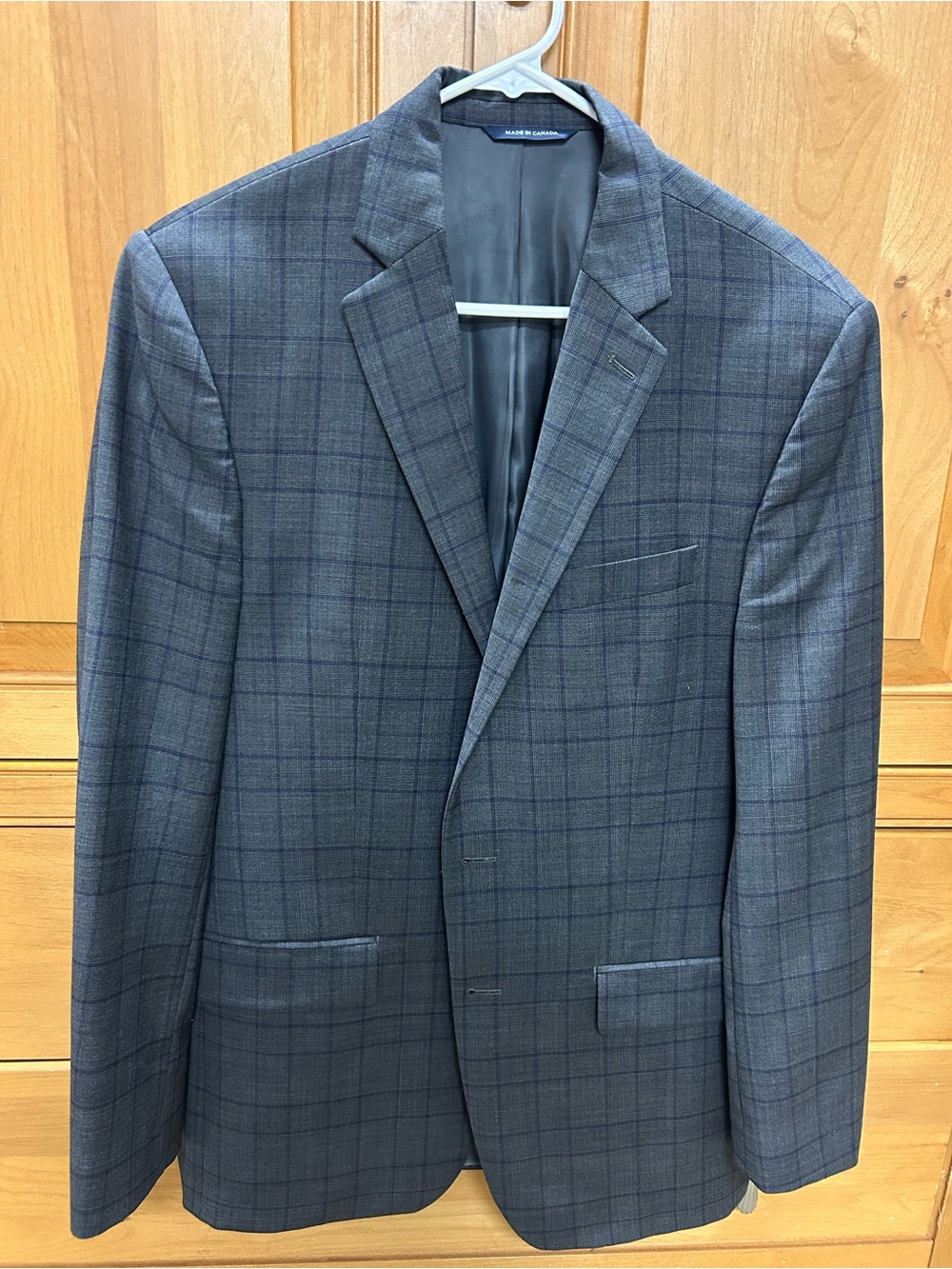 Gray Windowpane Men's Blazer Ralph Lauren